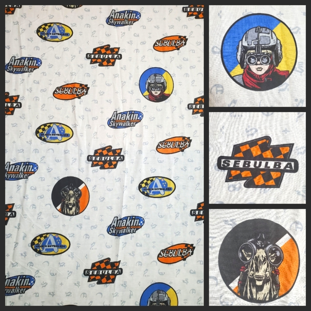 Vintage Star Wars Flat Sheets - Anakin Skywalker - Set of 2 Sheets
